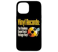 Vinyl Records The Timeless Sound Track Vintage Vinyl Carcasa para iPhone 15