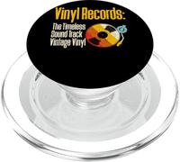 Vinyl Records The Timeless Sound Track Vintage Vinyl PopSockets PopGrip para MagSafe