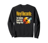 Vinyl Records The Timeless Sound Track Vintage Vinyl Sudadera