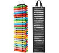 Vinyl Roll Holder Vinyl Storage Organizer Vinyl Roll Storage with 48 Compartments Craft Vinyl Storage Rack Wall Mount/Over The Door Hanging Organizer