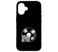Vinyl Sounds Better Analog Music Collector Appreciate ||- Carcasa para iPhone 16