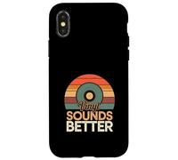 Vinyl Sounds Better Analog Music Collector Appreciate ---- Carcasa para iPhone X/XS