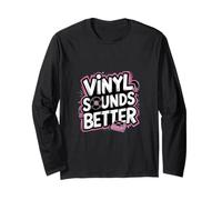 Vinyl Sounds Better Analog Music Collector Appreciate |---- Manga Larga
