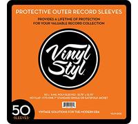 Vinyl Styl 72261 Fundas Protectoras Exteriores para Registro, Paquete de 50