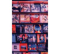 Vinyl Vibes Notebook: A Retro 6x9 Journal with 112 Pages of Red and Grey Lines for Writing, Creativity, and Nostalgia