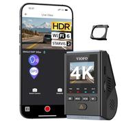 VIOFO A119M Pro 4K HDR Mini Dashcam Coche con CPL, Wi-Fi 6 & GPS Cámara delantera con STARVIS 2, Control de voz y salida de voz, visión nocturna 2.0, modo de aparcamiento amortiguado, LCD de 1,5