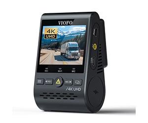 VIOFO A129 Pro 4K Cámara de Coche Dash Cam 3840 x 2160P 8MP Sensor Wi-Fi GPS Incluido, Modo de Estacionamiento, Grabación de Emergencia, Detección de Movimiento, WDR, APP Móvil, Lapso de Tiempo
