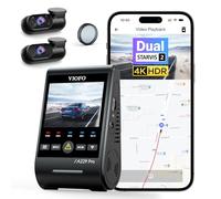 VIOFO A229 Pro 4K 3CH Dashcam del.+Tras.+INT., STARVIS 2 HDR, Wi-Fi 5G, GPS