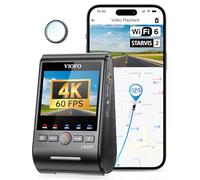 VIOFO A329 1CH 4K 60FPS Dashcam Vehículo Delantero, Wi-Fi 6 Autokamera STARVIS 2 Sensor, Control de Voz, Filtro CPL Frontal, Altavoz SSD de 4TB Máximo Externo