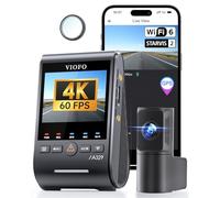 VIOFO A329S 2CH 4K 60FPS Dashcam delantera trasera 4K + 2K Dual Dashcam Auto, modo de estacionamiento de ahorro de energía mejorado, Wi-Fi 6 y control de aplicación, cámara dual STARVIS 2 para coche