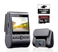 VIOFO Dash CAM A129 Duo Dual Channel Wi-Fi Full HD 1080P Front and Rear Camera with GPS with 64GB SD Card