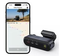 VIOFO WM1 2K Dash Cam Delantera Starvis Sensor, Diseño Oculto, Control de Aplicación Wi-Fi, 2560 x 1440P Dash Camera para Coche, GPS Integrado, Cámara de Coche WDR, Salida de Voz, Monitoreo de