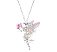 Viojrlly Collares de cuento de hadas para niñas, colgantes de cristal, collares personalizados, regalos de cuento de hadas para niñas, señoras, hijas