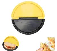 Viojrlly Crimpadora para Envolturas, Sándwiches para Tostadas, Sandwichera, Sellador de Tortilla, Molde de Doble Cara para Hacer Tortillas de Maíz, Pastelería, Burritos, Pasteles y Albóndigas Grandes