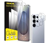 Viojrlra 2+2 Piezas Protector Pantalla para Samsung Galaxy S25 Ultra 5G,2 Cristal Templado + 2 Protector Camara, Dureza 9H,HD Clara, Anti Arañazos,Sin Burbujas,Ultra Resistente,para S25 Ultra 5G 6.9"