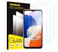 Viojrlra 3 Piezas Protector de Pantalla para Samsung Galaxy A14 5G, Cristal Templado HD 9H Dureza, Anti-arañazos Antihuellas Sin Burbujas Transparente Vidrio Película