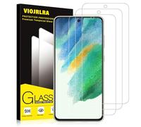 Viojrlra 3 Piezas Protector de Pantalla para Samsung Galaxy S21 FE 5G, Cristal Templado HD 9H Dureza, Anti-arañazos Antihuellas Sin Burbujas Transparente Vidrio Película