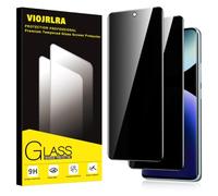 Viojrlra Protector Pantalla Privacidad para Xiaomi Redmi Note 14 Pro Plus/Pro+ 5G,Ángulo de Privacidad 28 Grados,Dureza Ultra Top 9H Cristal Templado Antiespia,HD Trasparente,Sin Burbujas,2 Piezas