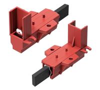 VIOKS 2 escobillas de carbón de repuesto para Indesit C00196539, carbón abrasivo Hotpoint Whirlpool con soporte para motores Welling, cepillos abrasivos C00273898 482000023145 481281718952