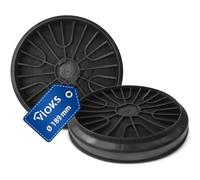 VIOKS 2 filtros de carbón de repuesto para Bosch Siеmens 796390 00796390 00743169 DHZ5276 DHZ5275 Z5138X1 LZ52751 - Filtro de carbono de 189 mm de diámetro para campana extractora
