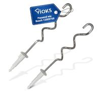 VIOKS 2 ganchos para amasar de repuesto para Bosch Siеmens 12009768 659779 Gancho para batidora de mano Bosch CleverMixx ErgoMixx HomeProfessional Sportline myMix