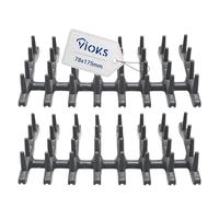 VIOKS 2 piezas de repuesto para lavavajillas AEG Electrоlux 1380184109 | Soporte para platos de goma, 175 x 80 x 30 mm, sustituye a 138018410/9 138018400/0 1380184000, para lavavajillas