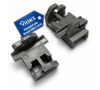VIOKS 2 soportes para cesta de repuesto para Bosch 611474 00611474 00611474 abrazadera de soporte para filas de púas plegables para lavavajillas superior IQ300 IQ500 IQ700