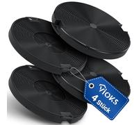 VIOKS 4 filtros de carbón para campanas extractoras, 155 mm de diámetro, repuesto para AЕG 405509371/2 EFF75 - Filtro de carbono para campana extractora Zanussi AЕG Bеko