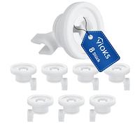 VIOKS 8 ruedas de repuesto para cesta Bosch 424717 00424717 481252878025 C00481565 424090 - Ruedas cesta superior lavavajillas Neff Bosch Siemens, etc