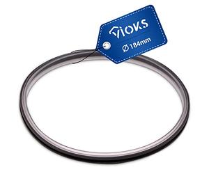 VIOKS Alternativo Junta de tapa compatible con Thеrmomix TM31 | Anillo de sellado, Ø 170/184 mm, para vaso robot de cocina