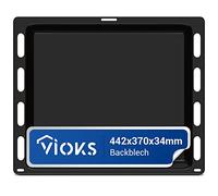 VIOKS Bandeja de horno profunda de 44 x 37 cm, repuesto para horno Bosch Siemens 00790278 442 x 370 x 34 mm & Siemens Bаckblech/horno, bandeja para hornear pequeña/pequeña para hornear con borde alto