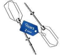 VIOKS Batidor para batidora de mano, repuesto para Electrolux AEG 405507624/6, batidor para batir, unidad agitadora, 2 unidades, derecha e izquierda, batidora batidora de mano y varillas para batidora