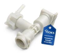 VIOKS Conector de manguera de repuesto para cafetera DeLоnghi 7313219401 | Conector Raccord, manguera para elemento calefactor termobloque, en cafeteras automáticas ECAM