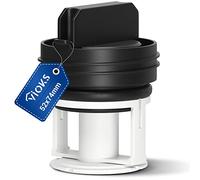VIOKS Filtro de Pelusa, Diámetro 52 mm - Repuesto para Bosch 00614351, Siemens iQ300 iQ500 iQ700, Bosch Varioperfect Serie 4 - Piezas de Repuesto para Lavadora