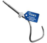 VIOKS Gancho de amasado de repuesto para Bosch Siеmens 00080060 - Gancho agitador boquilla amasadora para robot de cocina ProfiMixx 44 46 47 - Gancho para amasar Bosch MUM4 y MUM5