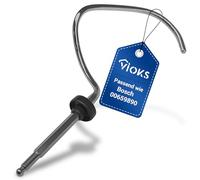 VIOKS Gancho para amasar de repuesto para Bosch 00659890 659890, gancho agitador, herramienta para amasar, batidor de utensilios de cocina, accesorio para robot de cocina MUM 5