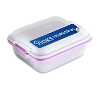 VIOKS Indesit C00334697 - Recipiente para horno de microondas (240 x 200 mm, con filtro para microondas, accesorio para horno al vapor, Whirlpool 4820000013392)