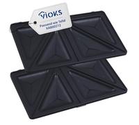 VIOKS Juego de placas para sándwich de repuesto para Tefal XA8102F0 XA800212
