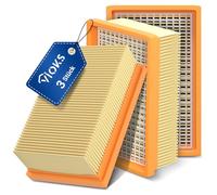 VIOKS Kärcher - Juego de 3 filtros de repuesto para aspiradora Kärcher Filter 2.863-005.0 MV4-MV6, WD4, WD5, WD6