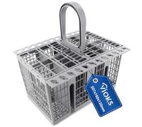 VIOKS Lavavajillas cubertería 3 piezas repuesto para Whirlpоol Bаuknеcht 488000386607 Indesit Hotpoint C00386607 Bandeja para cubiertos para cesta inferior - Cesta para cubiertos lavavajillas y cestas