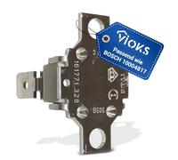 VIOKS Limitador de temperatura de 110 °C, repuesto para Bosch 10004817, termostato de protección contra sobretemperatura, limitador para motor de ventilador en horno Siеmens Bosch, horno Constructa
