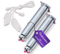 Vioks.pro Juego de bisagras de puerta de repuesto para Siemens 00754873-2 muelles para puerta Siemens lavavajillas con 2 cables y muelle Neff Bosch