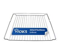VIOKS Rejilla de horno 443 x 375 x 20 mm de repuesto para Whirlpool 481010657433 Indesit C00325927 - Rejilla para horno, rejilla para horno, parrilla para horno