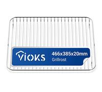 VIOKS Rejilla de horno 466 x 385 mm de repuesto para parrilla Electrolux 140064006012 - Rejilla para horno y horno AEG Zanussi
