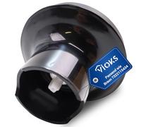 VIOKS Tapa de engranaje de repuesto para Braun 7322115434 tapa superior para recipiente de 350 ml en marrón batidora de mano Multiquick 7 Multiquick 9 picadora