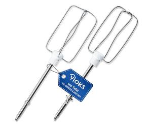 VIOKS Tеfal - Juego de 2 batidores eléctricos de repuesto para Prep'Line 8141 y 8142 SS-989633 XJ-901301 Tеfal Handmixer - Mini batidor para batidora de mano con cuenco para mezclar
