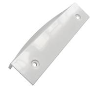 VIOKS Tirador de puerta de repuesto para Bosch Siеmens 00152790 Mango de plástico blanco 142 x 42 mm para frigorífico, congelador, combinación GSD GSL KTL KTR CK2 KT1