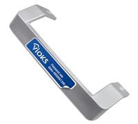 VIOKS Tirador de puerta para frigorífico Beko 4900061200 - Tirador para frigorífico - Tirador de puerta plateado 260 mm de repuesto para frigorífico - Tirador de puerta congelador - Fridge Door Handle