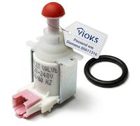 VIOKS Válvula de desagüe de repuesto para Bosch Siеmens 00611316 611316 válvula solenoide para bolsa de agua inferior en Silence Plus SuperSilence Logixx iQ300 iQ500 iQ700 extraclase lavavajillas