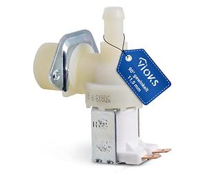 VIOKS Válvula solenoide para lavadora o lavavajillas, 1 posición, 90°, 11,5 mm de diámetro, universal
